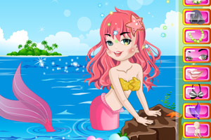 《海岛美人鱼》游戏画面1