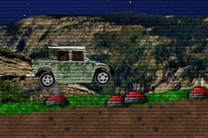 《军事基地赛车》游戏画面1