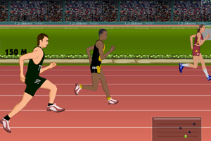 《奥运会200米赛跑》游戏画面1