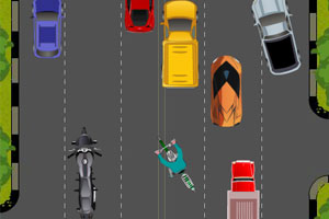 《马路上骑自行车》游戏画面1