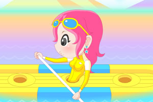 《划船女孩》游戏画面1