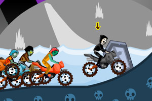 《僵尸摩托车越野赛》游戏画面1