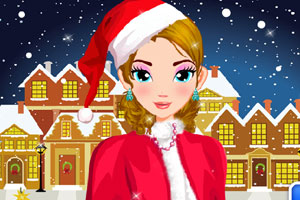 《圣诞女孩化妆》游戏画面1