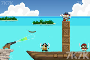 《炮打海盗》游戏画面1
