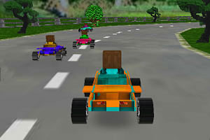 《3D飙车漂移无敌版》游戏画面1