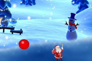 《圣诞老人弹射球》游戏画面1