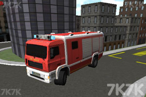 《3D消防车停靠》游戏画面1