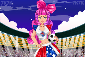 《世界杯足球宝贝美发》游戏画面1