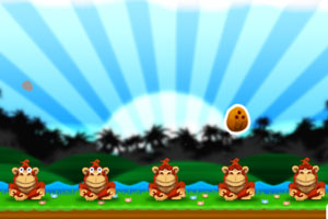 《猴子抱头》游戏画面1