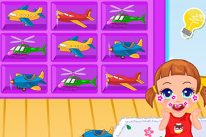 《小七宝贝的玩具飞机》游戏画面1