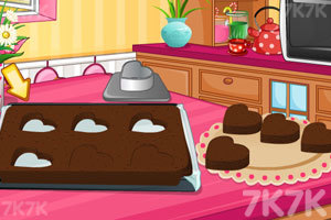 《心形树莓巧克力蛋糕》游戏画面4