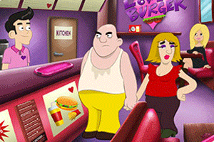 《情人节汉堡店》游戏画面1