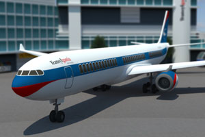 《3D城市飞机停靠》游戏画面1