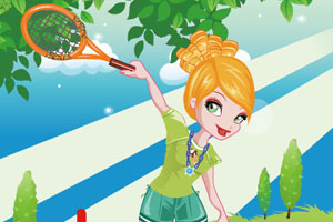 《网球女孩换装》游戏画面1