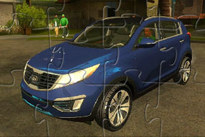 《起亚SUV拼图》游戏画面1