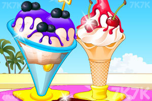 《美味冰淇淋制作》游戏画面1