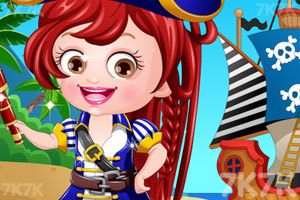 《可爱宝贝的海盗装》游戏画面3