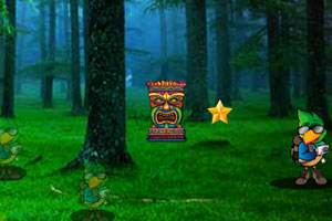 《茂密的森林逃脱》游戏画面1
