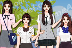 《韩国女式校服》游戏画面1