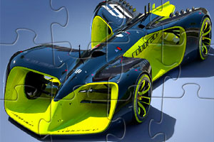 《未来赛车拼图》游戏画面1