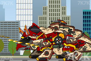 《组装机械消防装甲龙》游戏画面2