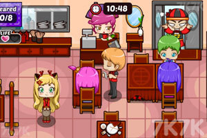 《莉莉的餐厅偷懒》游戏画面1