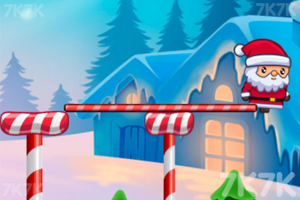 《圣诞老人搭桥回家》游戏画面2