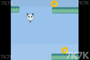 《小猫气球收金币》游戏画面2