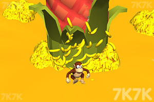 《小猴采香蕉》游戏画面1