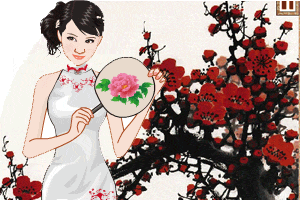 《中国旗袍美女》游戏画面1