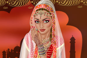 《印度新娘化妆》游戏画面1