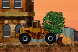 模拟铲土车