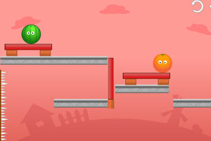 《橙子灭西瓜》游戏画面1