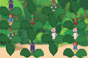 《树叶后的小动物》游戏画面1