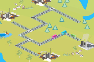 《火车入洞》游戏画面1