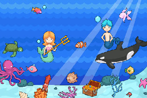 《美人鱼的深海》游戏画面1
