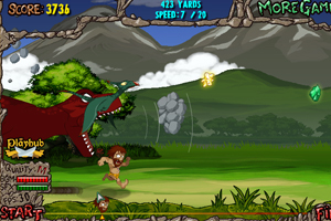 《恐龙追野人》游戏画面1