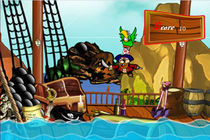 《海盗船长削地雷》游戏画面1