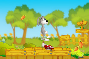 《小兔子吃胡萝卜》游戏画面1