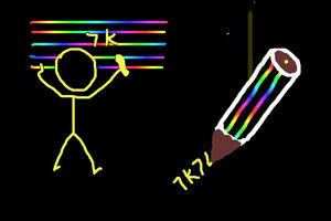 《7K7K彩虹笔涂鸦会馆》游戏画面1