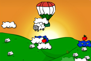 《小羊云端跳》游戏画面1