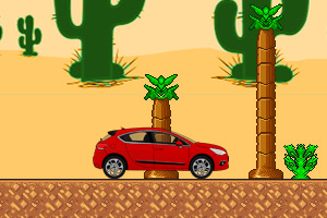《红色拉力汽车》游戏画面1