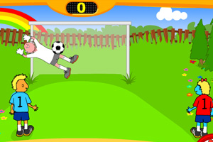 《双人足球比赛》游戏画面1