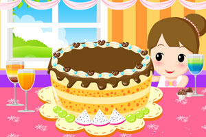 《巧克力水果蛋糕》游戏画面1
