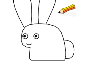 《教你画兔子》游戏画面1