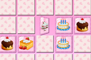 《生日蛋糕翻牌记忆》游戏画面1