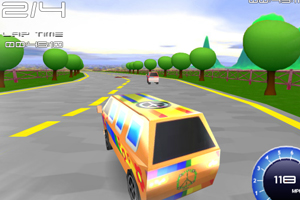 《3D货车竞速》游戏画面1