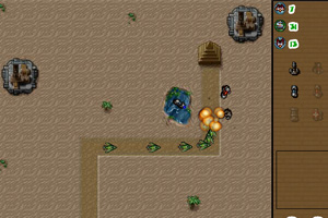 《防御沙漠基地》游戏画面1
