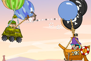 《热气球空中战争》游戏画面1