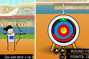《奥运赛之射箭》游戏画面1